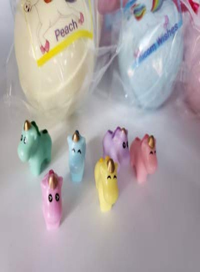Spa Pure SPAPURE Unicorns and Rainbows - Bath Bomb Gift Set with 6 XL Unicorn bath bombs with surprise unicorns inside, USA Made, Handmade, Natural Bath Bombs, Birthday Gift idea for Kids (6 Count) Pack of 1 - Image 3